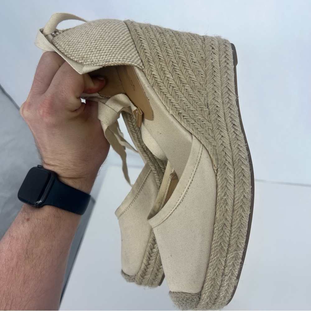 Express Cream Espadrille Wedges - Picture 10 of 14